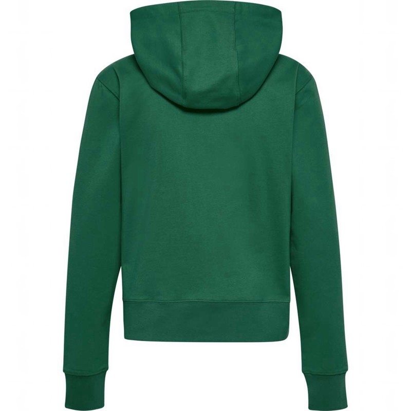 Hummel Go 2.0 Zip Ženske Majica s Kapuljačom Zelene | 133217-787