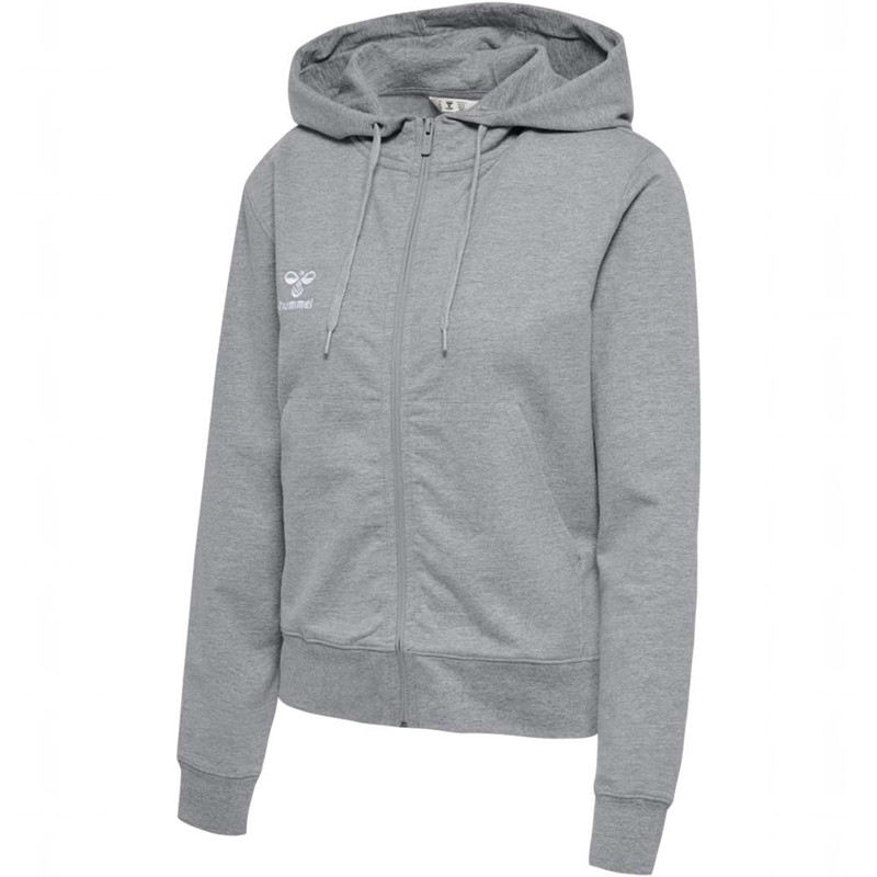 Hummel Go 2.0 Zip Ženske Majica s Kapuljačom Sive | 984961-599