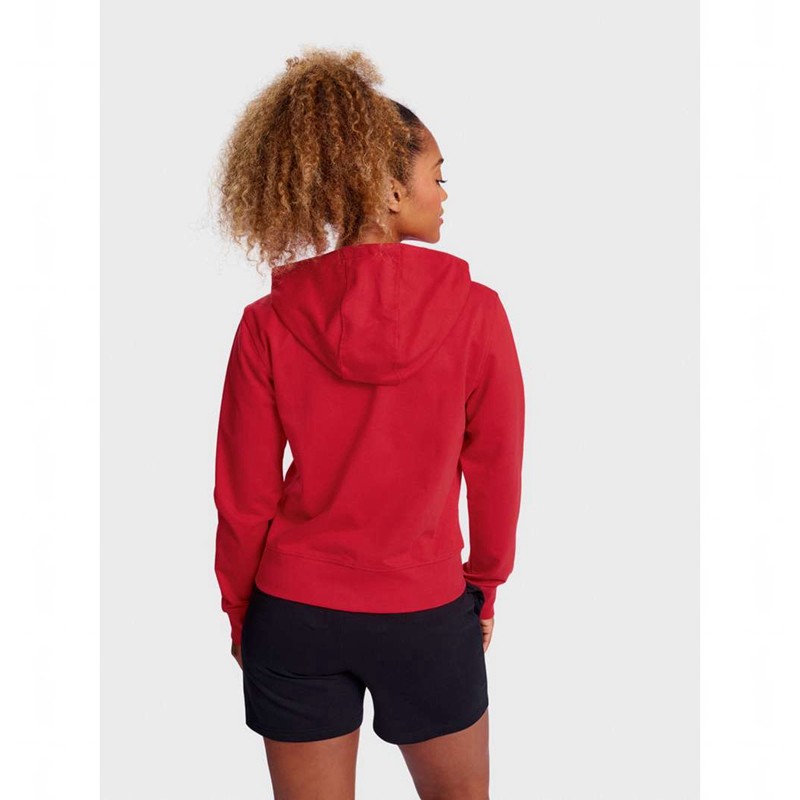 Hummel Go 2.0 Zip Ženske Majica s Kapuljačom Crvene | 194803-285