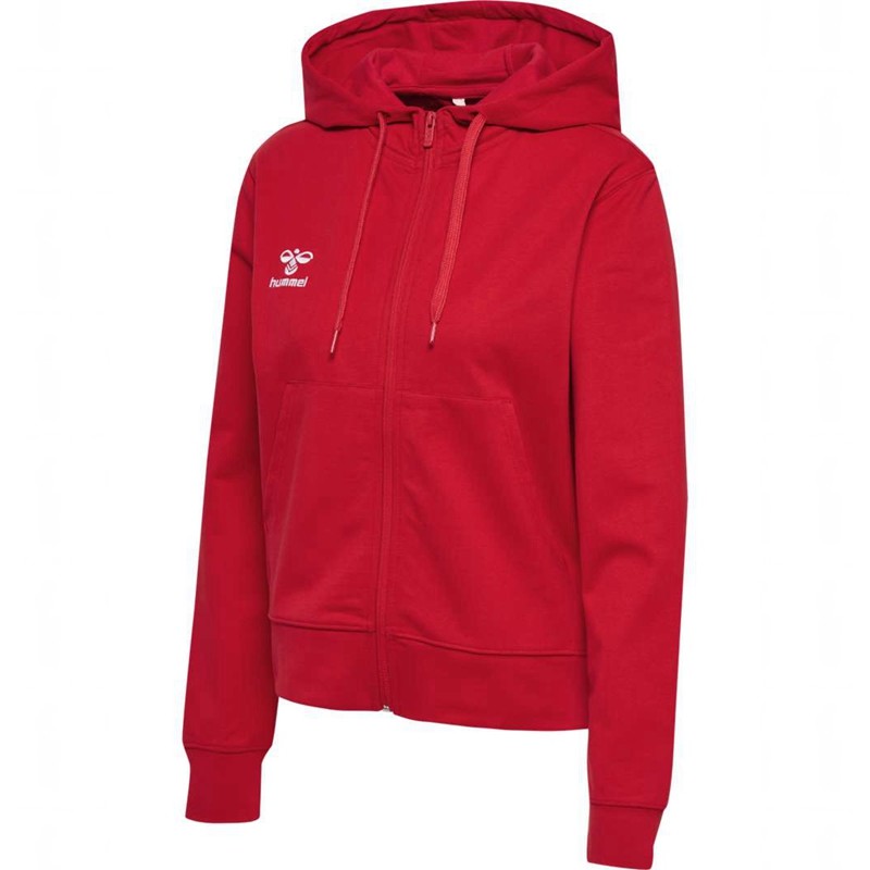 Hummel Go 2.0 Zip Ženske Majica s Kapuljačom Crvene | 194803-285