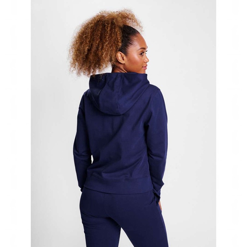 Hummel Go 2.0 Zip Ženske Majica s Kapuljačom Tamnoplave | 894437-528