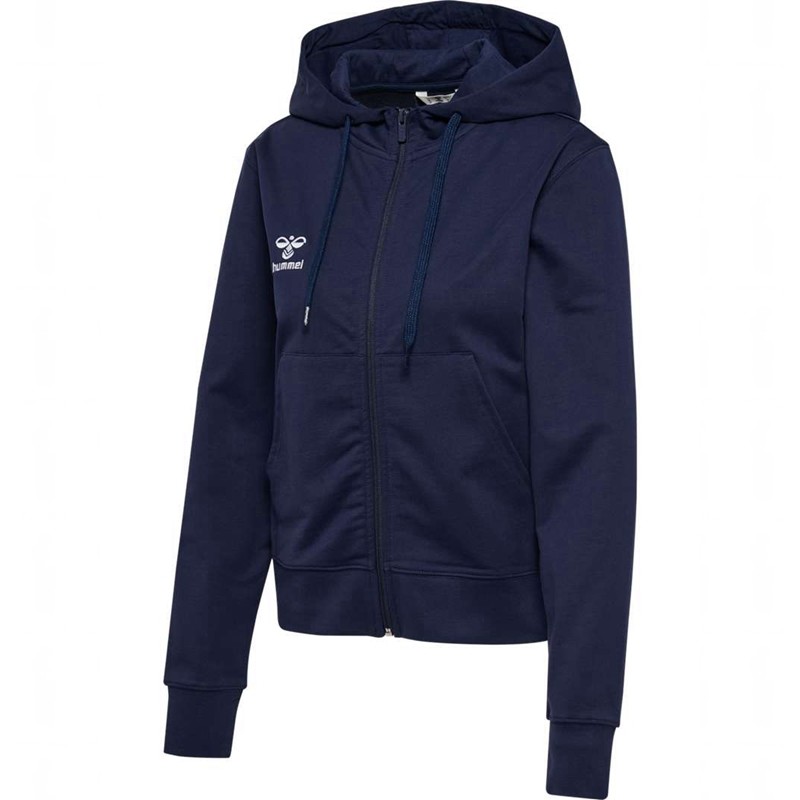 Hummel Go 2.0 Zip Ženske Majica s Kapuljačom Tamnoplave | 894437-528