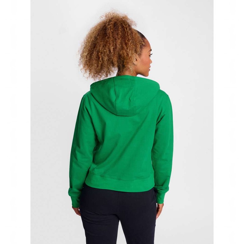 Hummel Go 2.0 Ženske Majica s Kapuljačom Zelene | 852389-711
