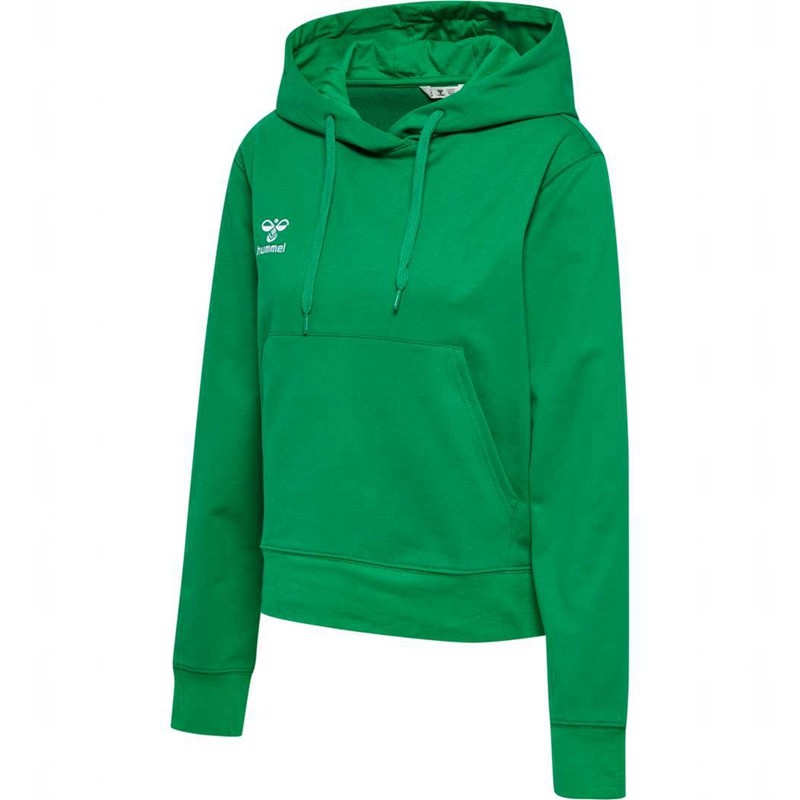 Hummel Go 2.0 Ženske Majica s Kapuljačom Zelene | 852389-711