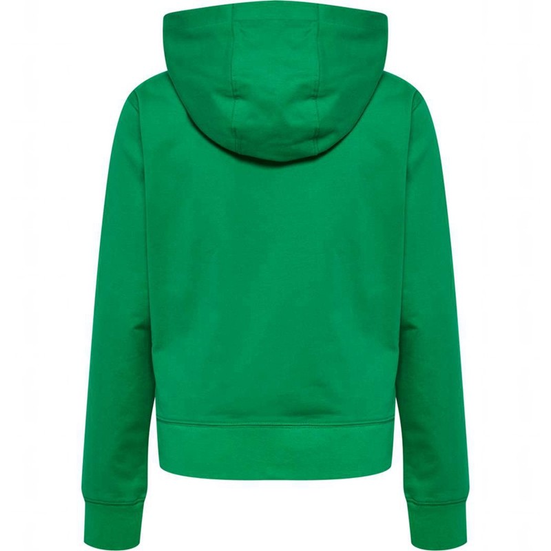 Hummel Go 2.0 Ženske Majica s Kapuljačom Zelene | 852389-711