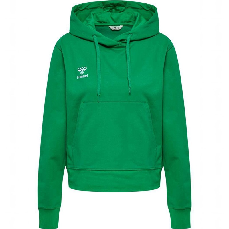 Hummel Go 2.0 Ženske Majica s Kapuljačom Zelene | 852389-711