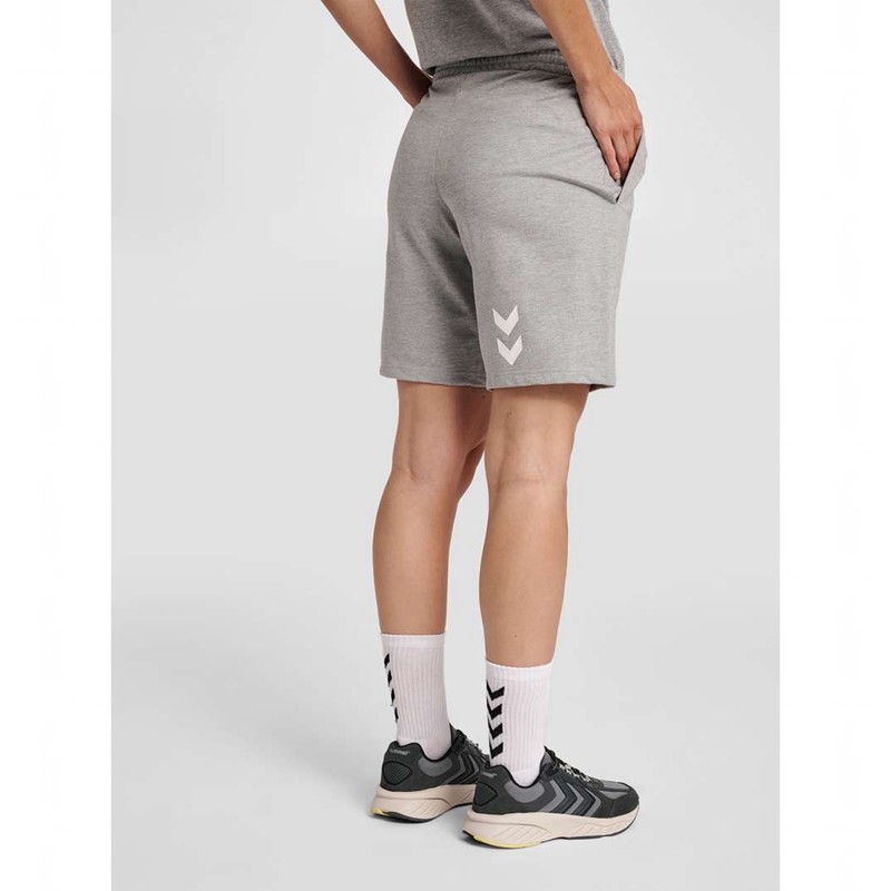 Hummel Go Cotton Bermuda Ženske Kratke Hlače Sive | 525154-185