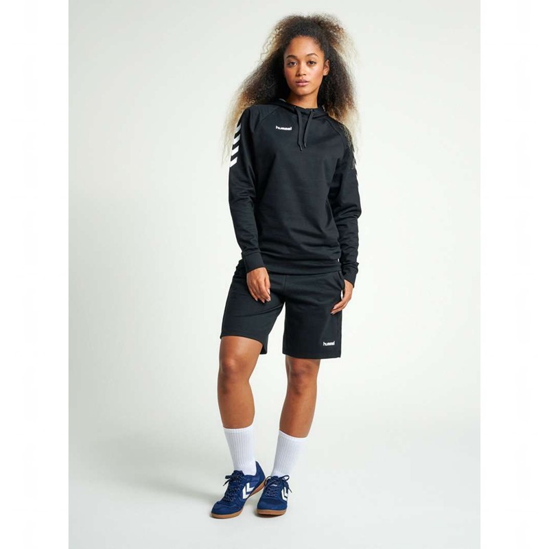 Hummel Go Cotton Bermuda Ženske Kratke Hlače Crne | 829885-237