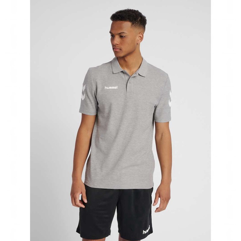 Hummel Go Cotton Muške Majica s Kapuljačom Sive | 224356-304