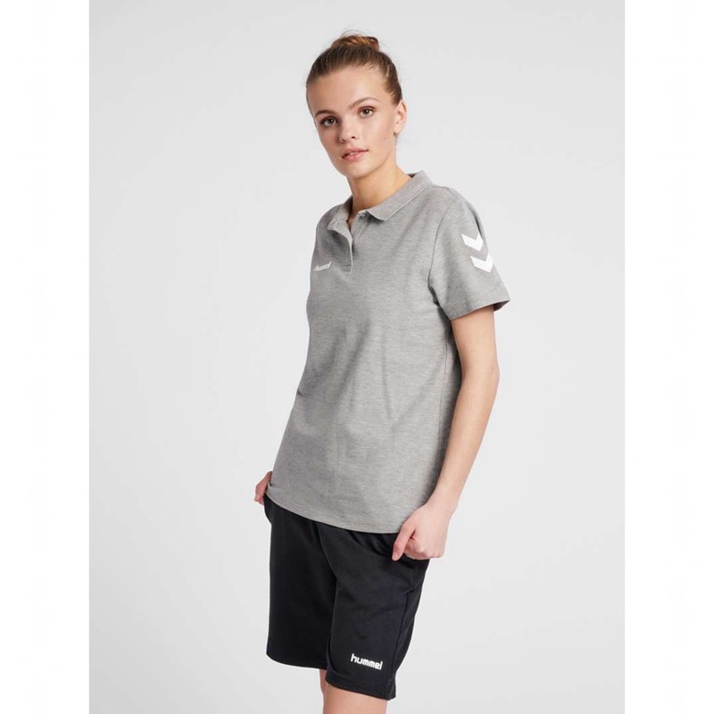 Hummel Go Cotton Polo Ženske Jakne Sive | 753337-541