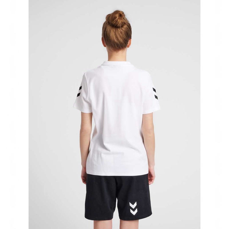 Hummel Go Cotton Polo Ženske Majice Bijele | 302470-943