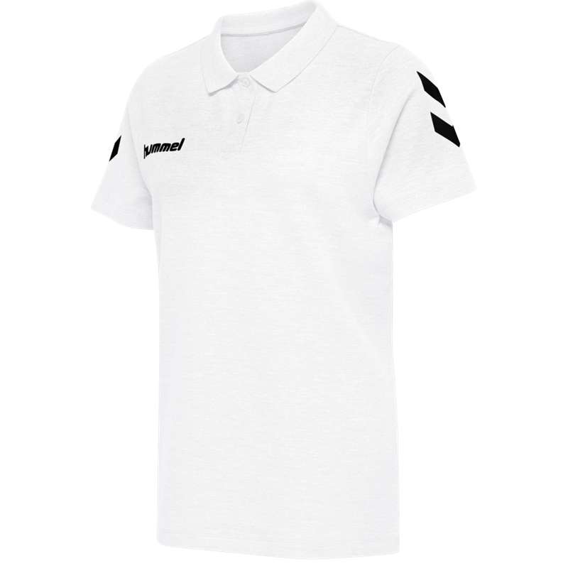 Hummel Go Cotton Polo Ženske Majice Bijele | 302470-943