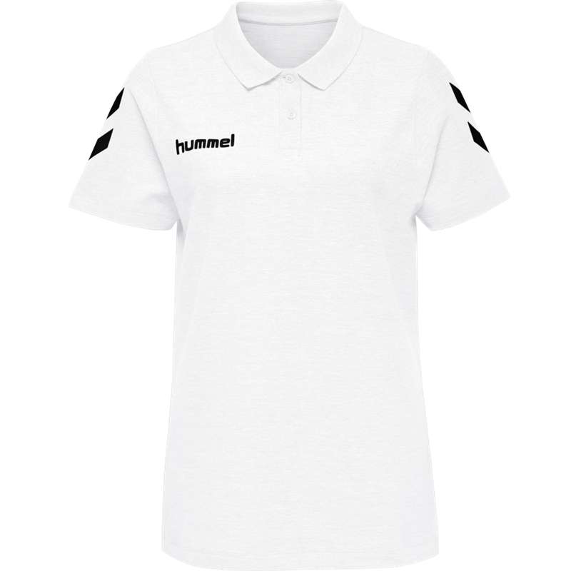 Hummel Go Cotton Polo Ženske Majice Bijele | 302470-943