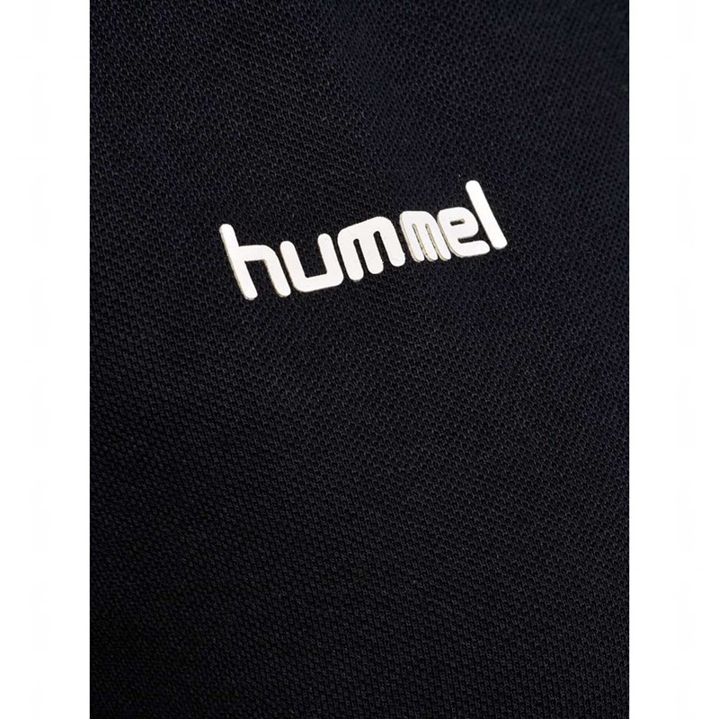 Hummel Go Cotton Polo Ženske Majice Crne | 703226-416