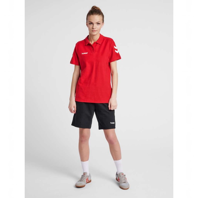 Hummel Go Cotton Polo Ženske Majice Crvene | 261082-542