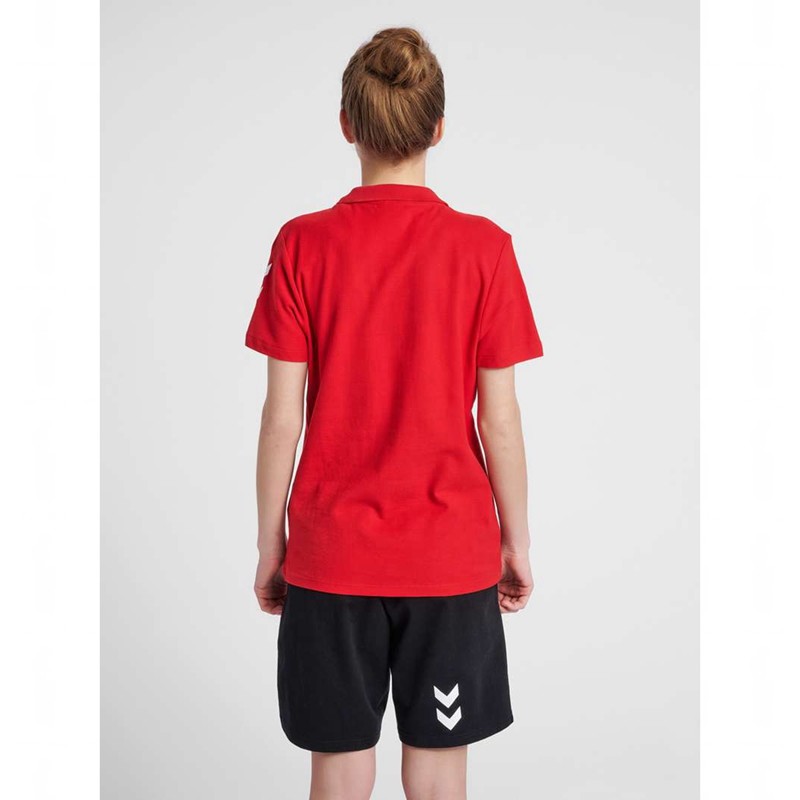 Hummel Go Cotton Polo Ženske Majice Crvene | 261082-542