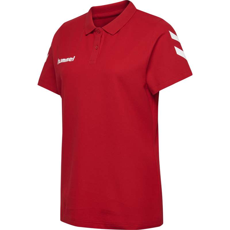 Hummel Go Cotton Polo Ženske Majice Crvene | 261082-542