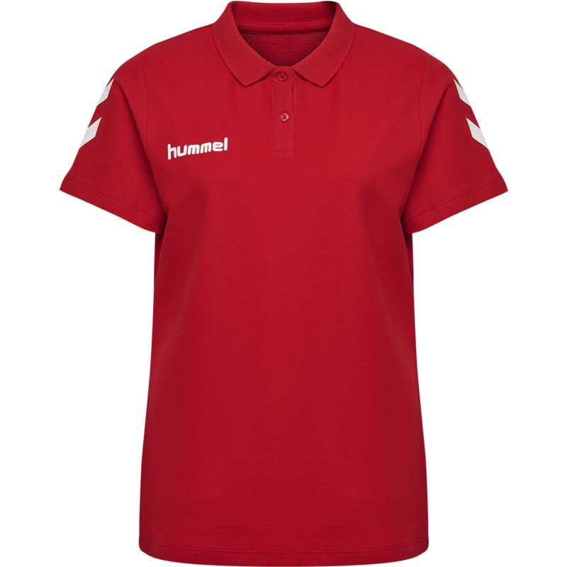 Hummel Go Cotton Polo Ženske Majice Crvene | 261082-542