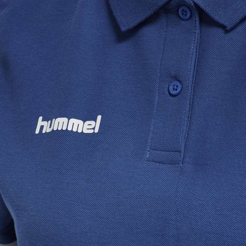 Hummel Go Cotton Polo Ženske Majice Plave | 954744-326