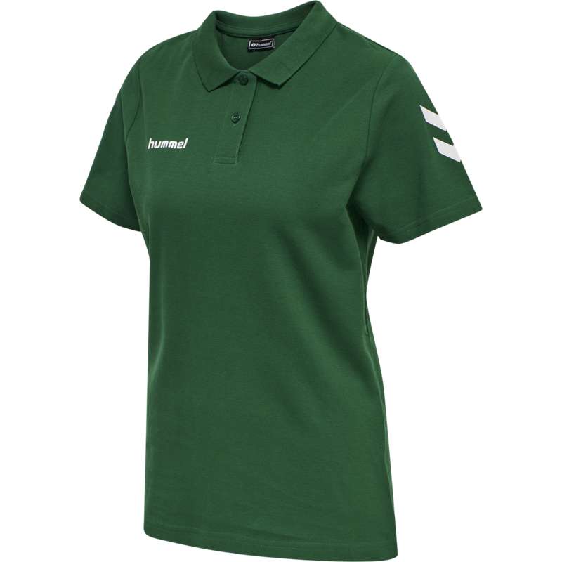 Hummel Go Cotton Polo Ženske Majice Zelene | 774447-600