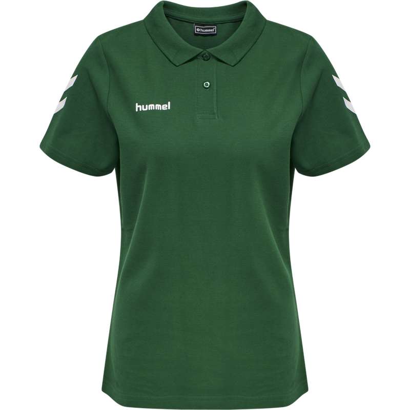 Hummel Go Cotton Polo Ženske Majice Zelene | 774447-600