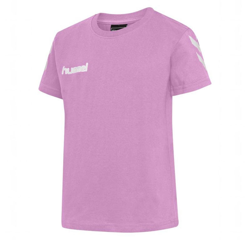 Hummel Go Cotton S/S Dječje Majice Boje Lavande | 439121-736