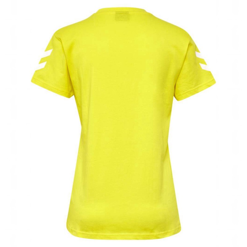 Hummel Go Cotton S/S Ženske Majice Žute | 460139-979