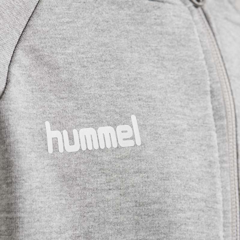 Hummel Go Cotton Zip Dječje Majica s Kapuljačom Sive | 196688-267