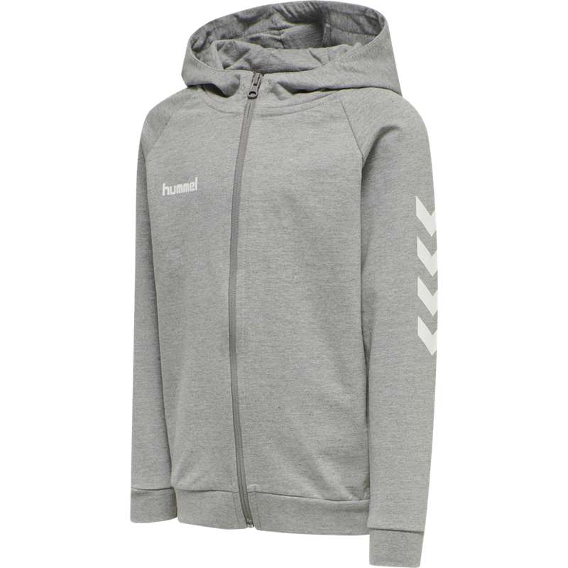 Hummel Go Cotton Zip Dječje Majica s Kapuljačom Sive | 196688-267