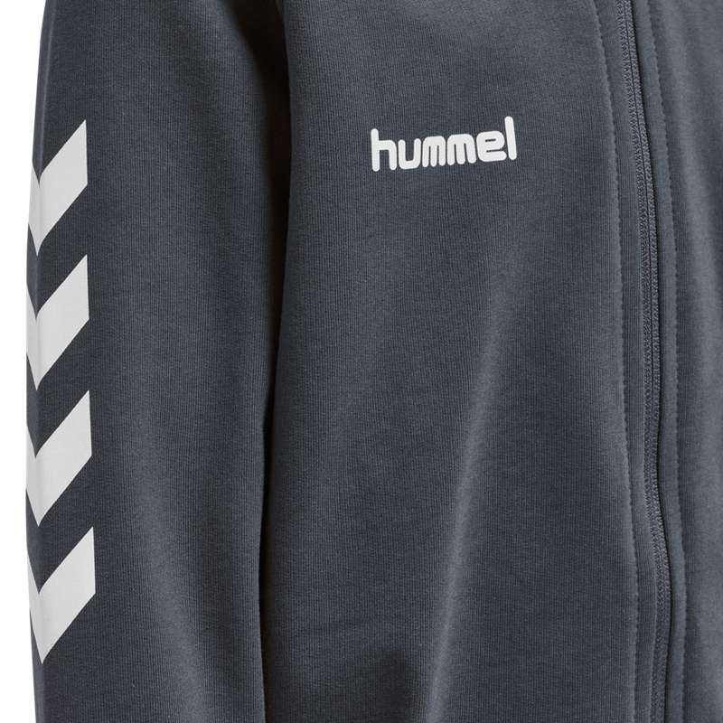 Hummel Go Cotton Zip Dječje Majica s Kapuljačom Crne | 517216-945