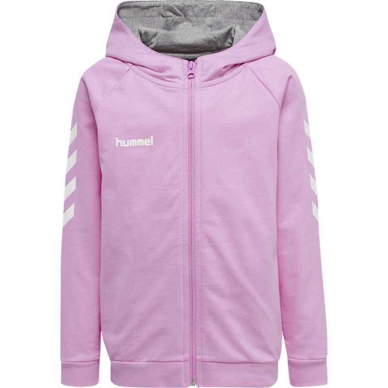 Hummel Go Cotton Zip Dječje Majice Boje Lavande | 284582-966