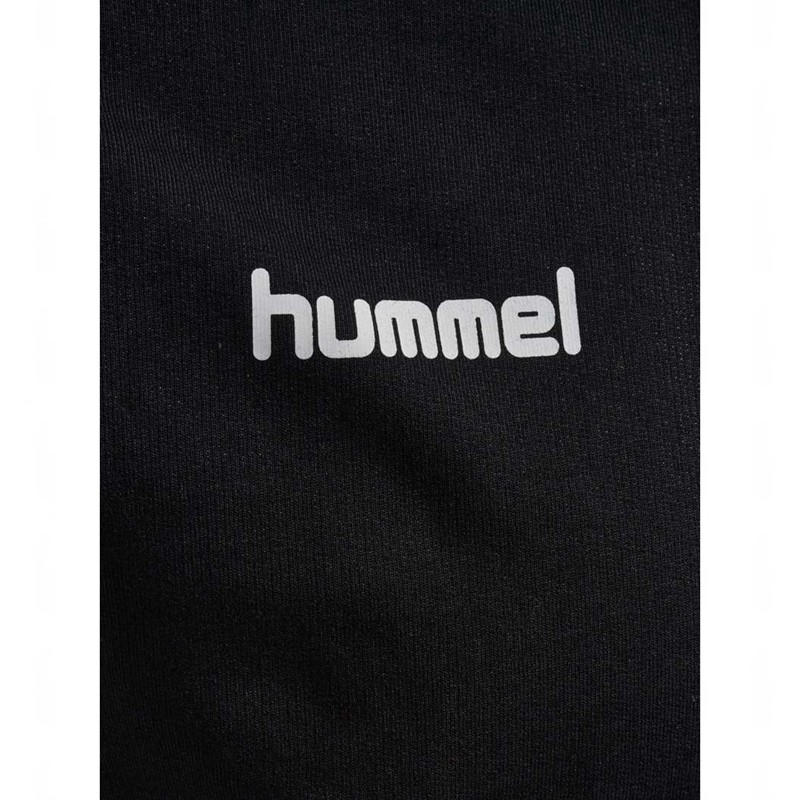 Hummel Go Cotton Zip Muške Majica s Kapuljačom Crne | 813803-772