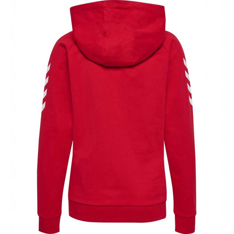 Hummel Go Cotton Zip Ženske Hlače Crvene | 885534-550