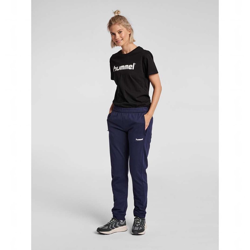 Hummel Go Cotton Ženske Hlače Tamnoplave | 806011-736