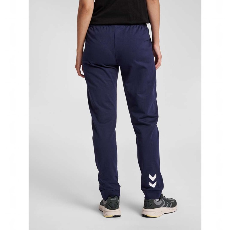 Hummel Go Cotton Ženske Hlače Tamnoplave | 806011-736