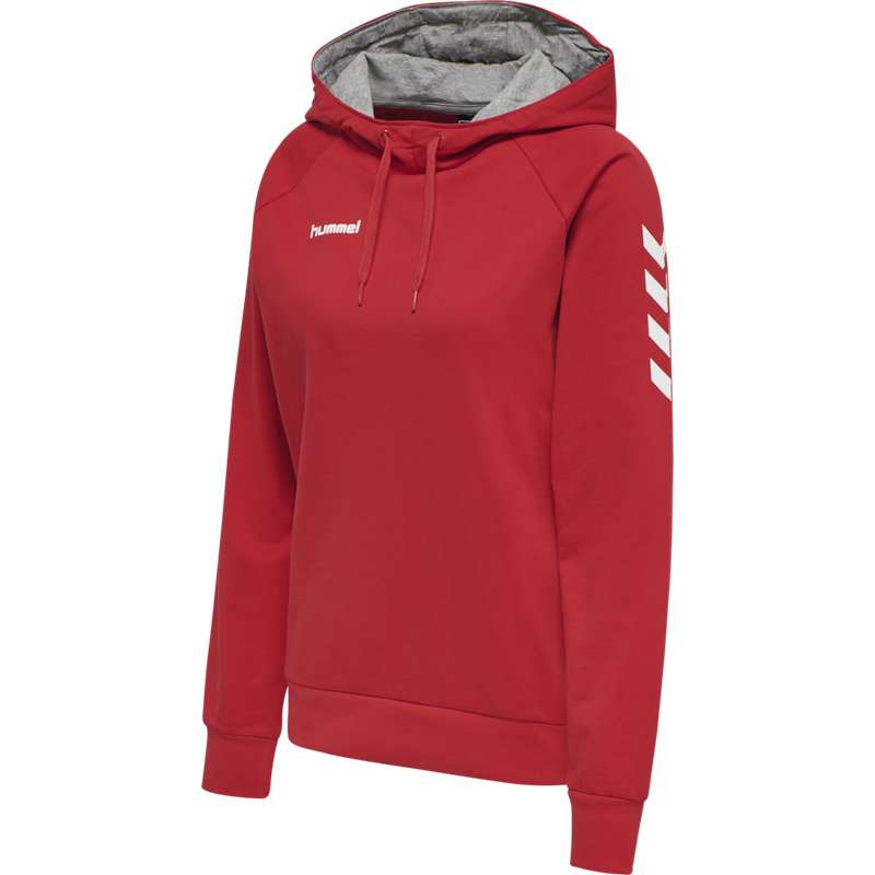 Hummel Go Cotton Ženske Majica s Kapuljačom Crvene | 897401-896