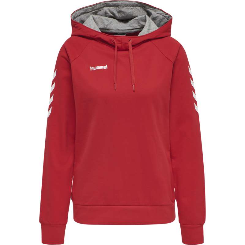 Hummel Go Cotton Ženske Majica s Kapuljačom Crvene | 897401-896