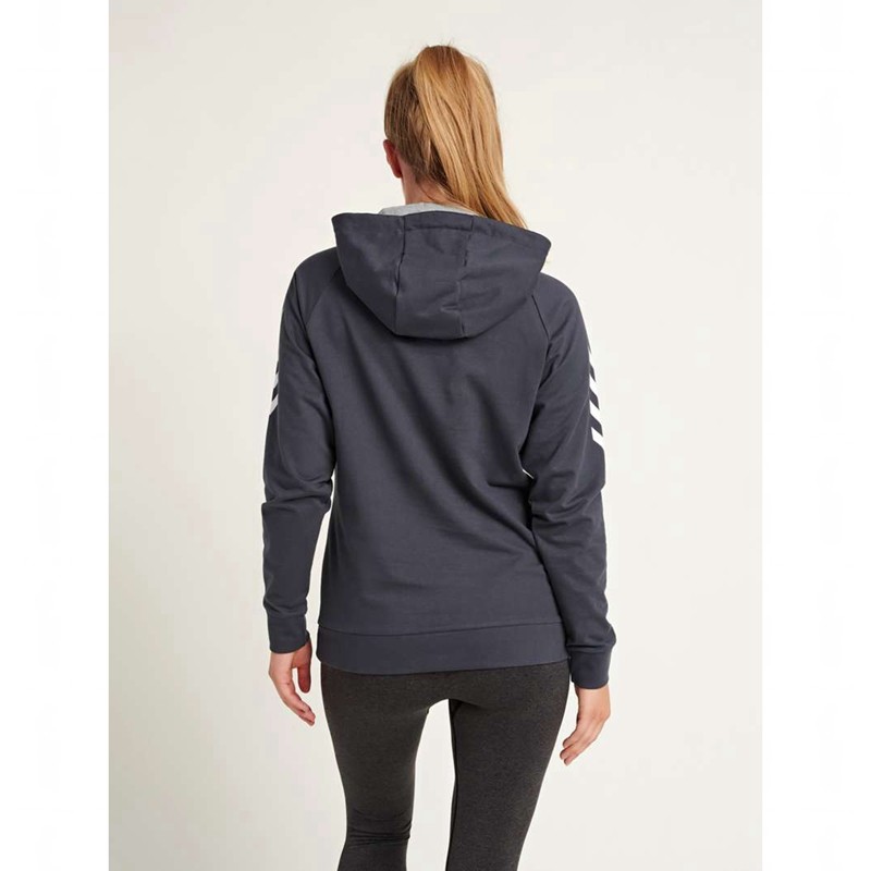 Hummel Go Cotton Ženske Majica s Kapuljačom Crne | 578142-668
