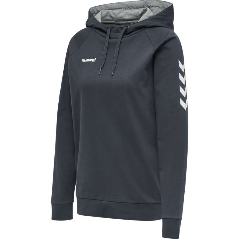 Hummel Go Cotton Ženske Majica s Kapuljačom Crne | 578142-668