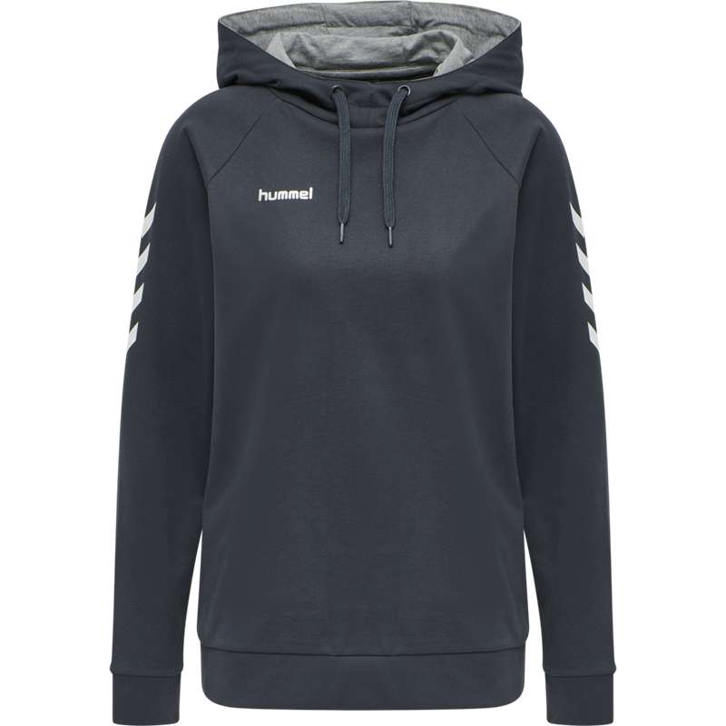 Hummel Go Cotton Ženske Majica s Kapuljačom Crne | 578142-668