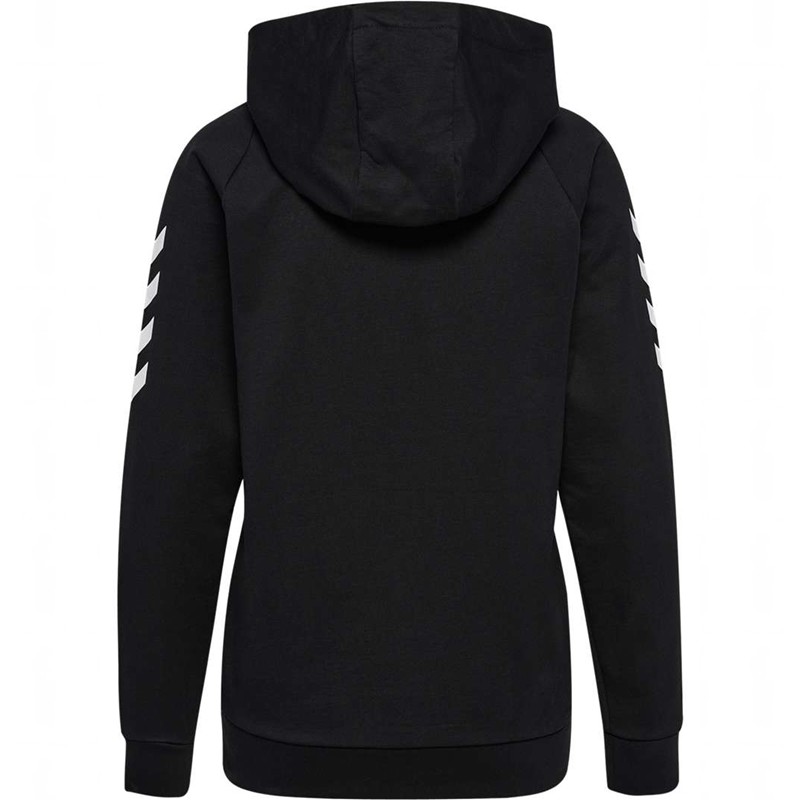 Hummel Go Cotton Ženske Majica s Kapuljačom Crne | 392343-043