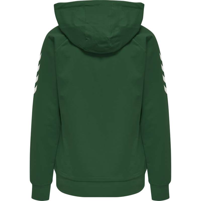 Hummel Go Cotton Ženske Majica s Kapuljačom Zelene | 342721-358