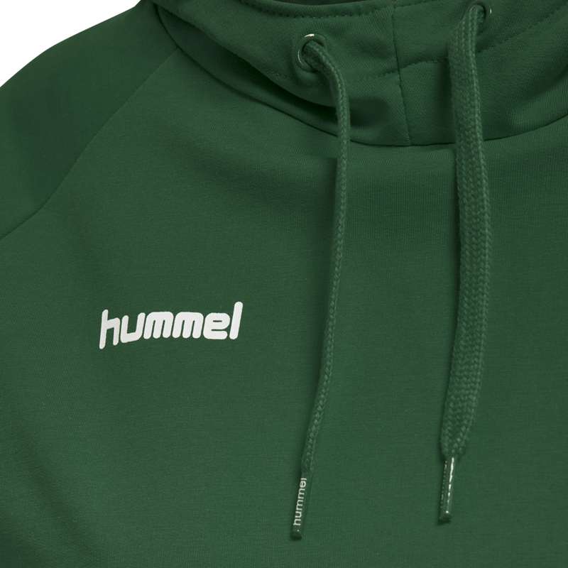 Hummel Go Cotton Ženske Majica s Kapuljačom Zelene | 342721-358