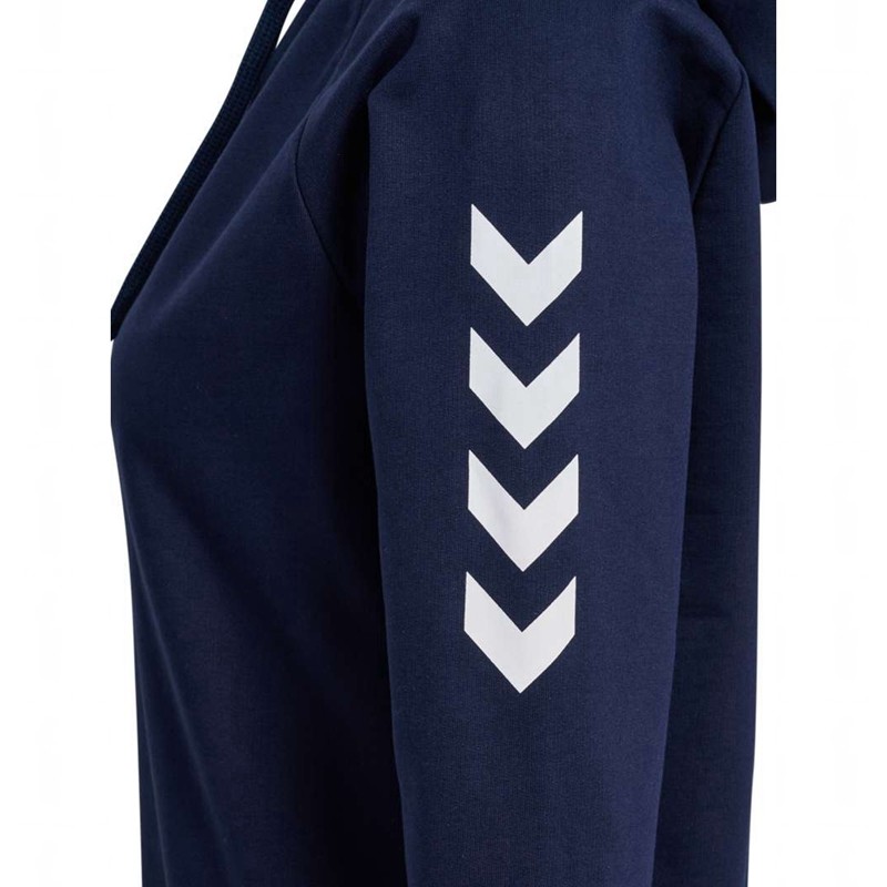 Hummel Go Cotton Ženske Majica s Kapuljačom Tamnoplave | 721247-589