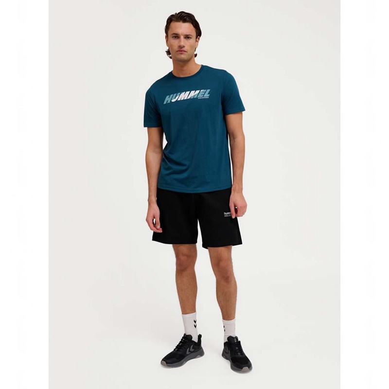 Hummel Graphic Bold Logo Muške Majice Tamnoplave | 346020-841