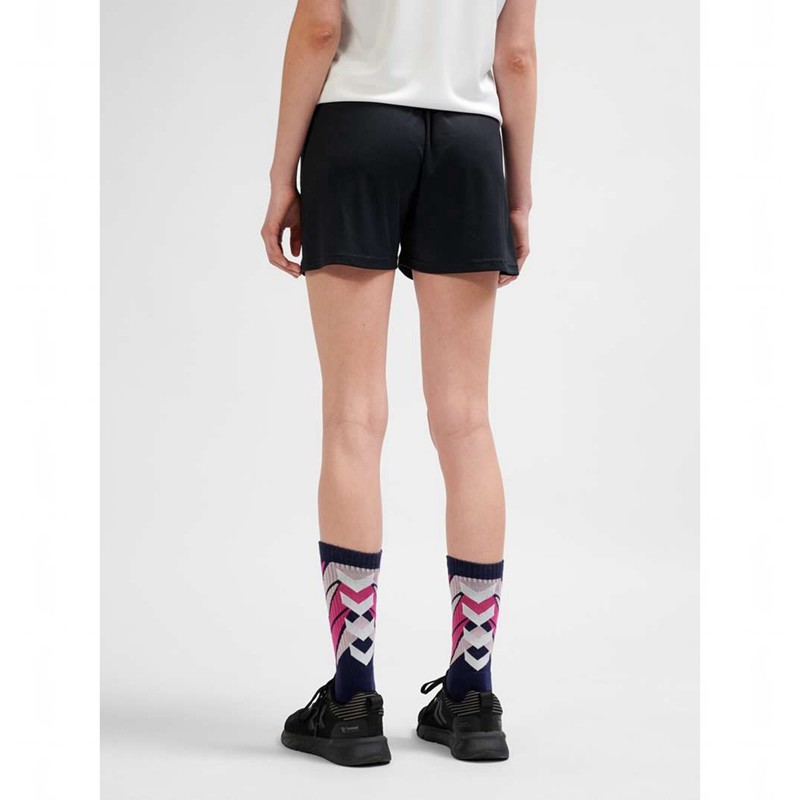 Hummel Graphic Universe Ženske Kratke Hlače Crne | 393268-351