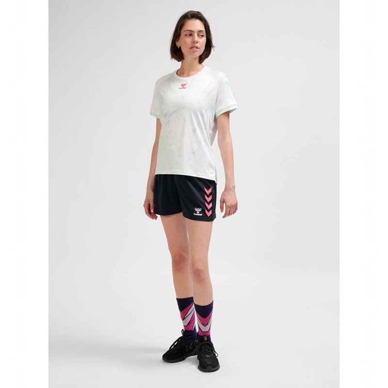 Hummel Graphic Universe Ženske Kratke Hlače Crne | 393268-351