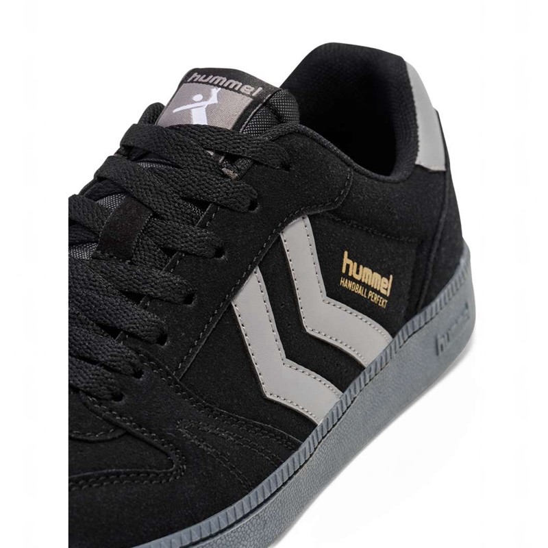 Hummel Handball Perfekt Synth. Suede Ženske Tenisice Crne | 752997-589
