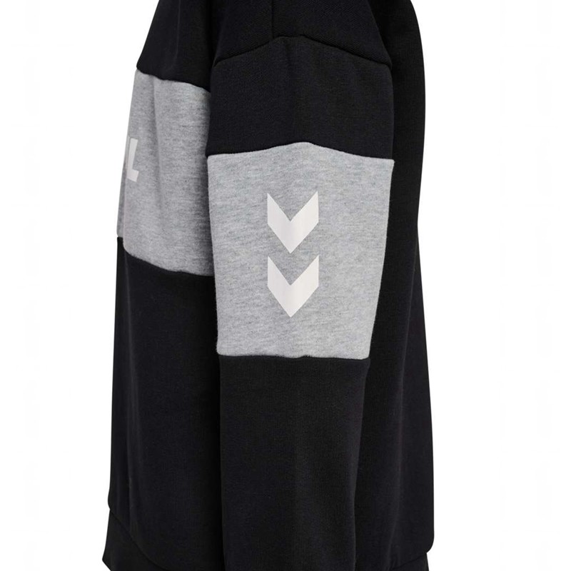 Hummel Heron Half Zip Dječje Dukserice Crne | 002498-500