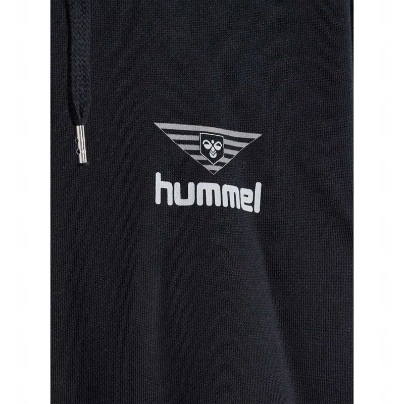Hummel Hive Wade Muške Majica s Kapuljačom Crne | 067632-630